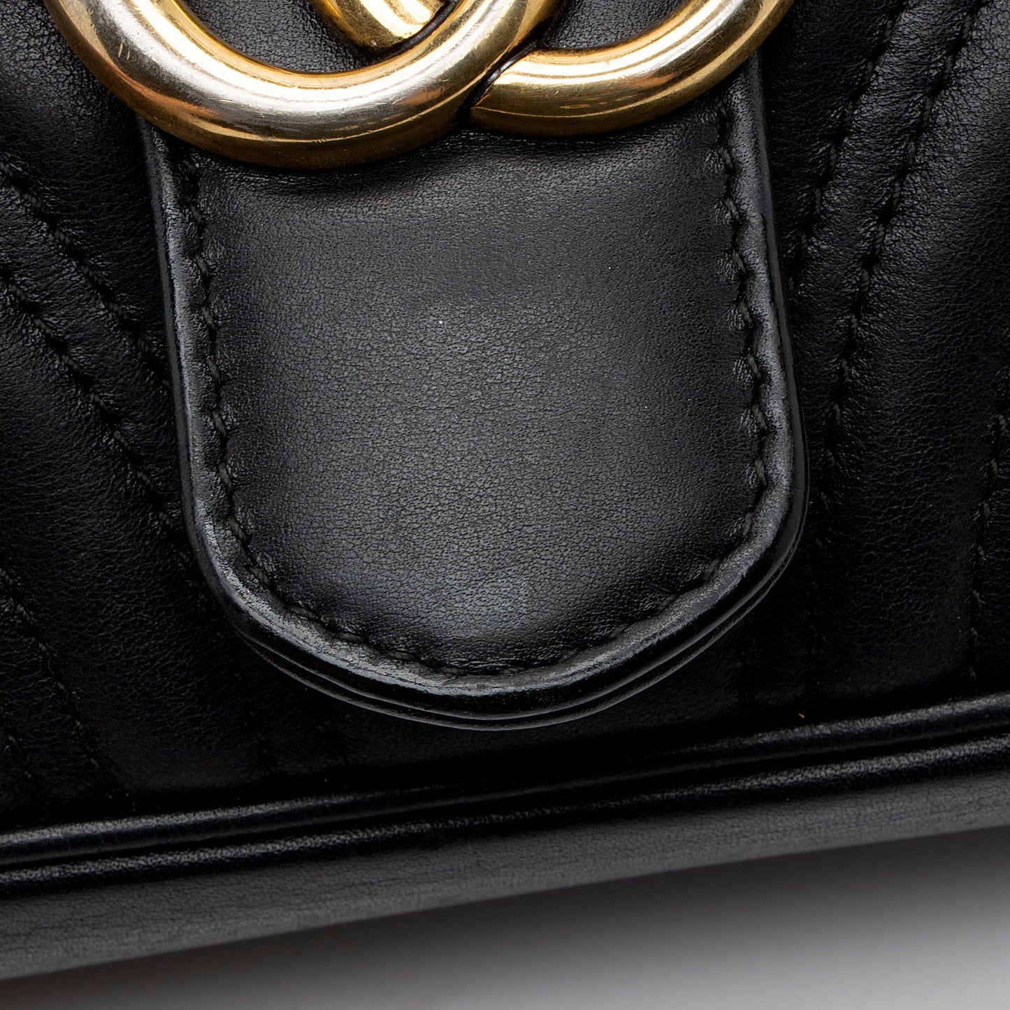 Gucci Matelasse Leather GG Marmont Small Flap Bag