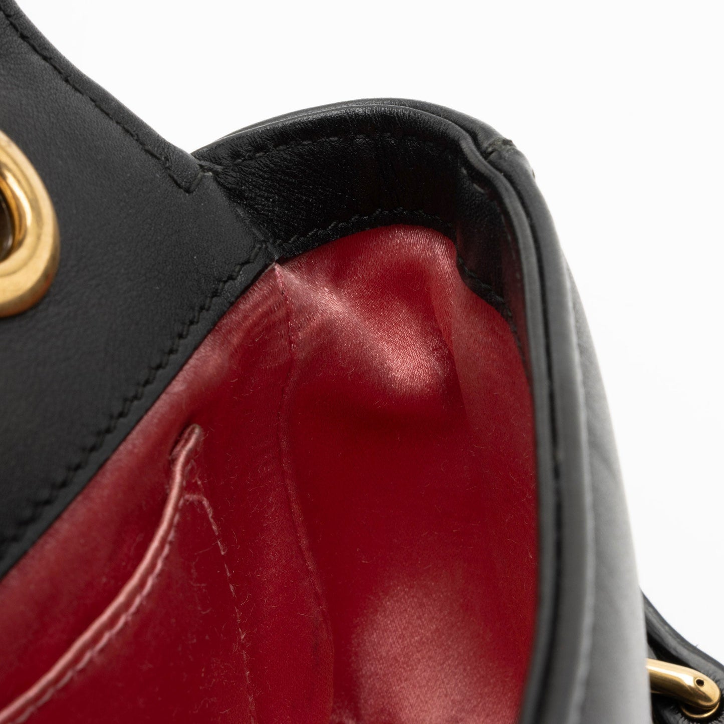 Gucci Matelasse Leather GG Marmont Two Tone Mini Flap Bag (SHF-GrfDUZ)