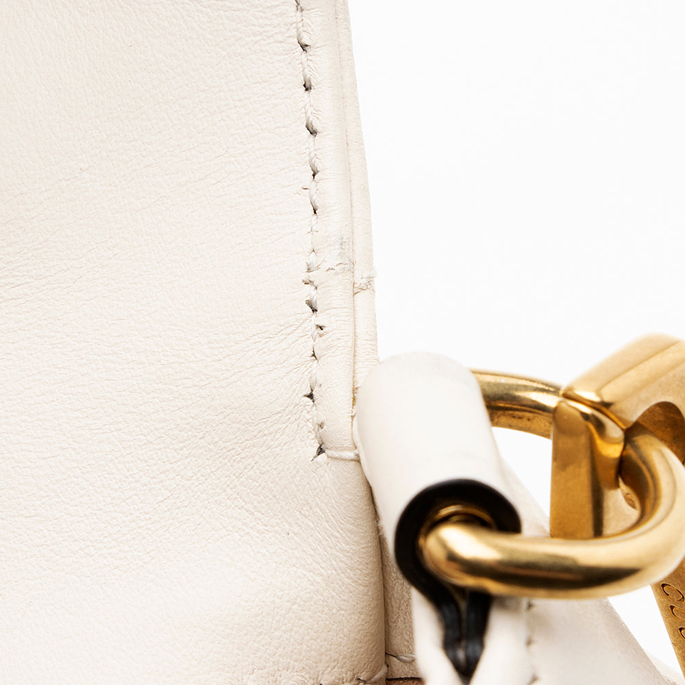 Gucci Matelasse Leather GG Marmont Mini Top Handle Bag (SHF-19549)