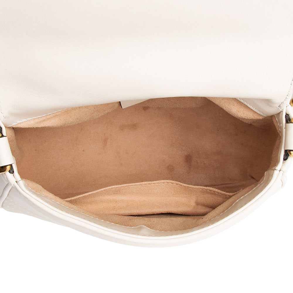 Gucci Matelasse Leather GG Marmont Mini Top Handle Bag (SHF-19549)