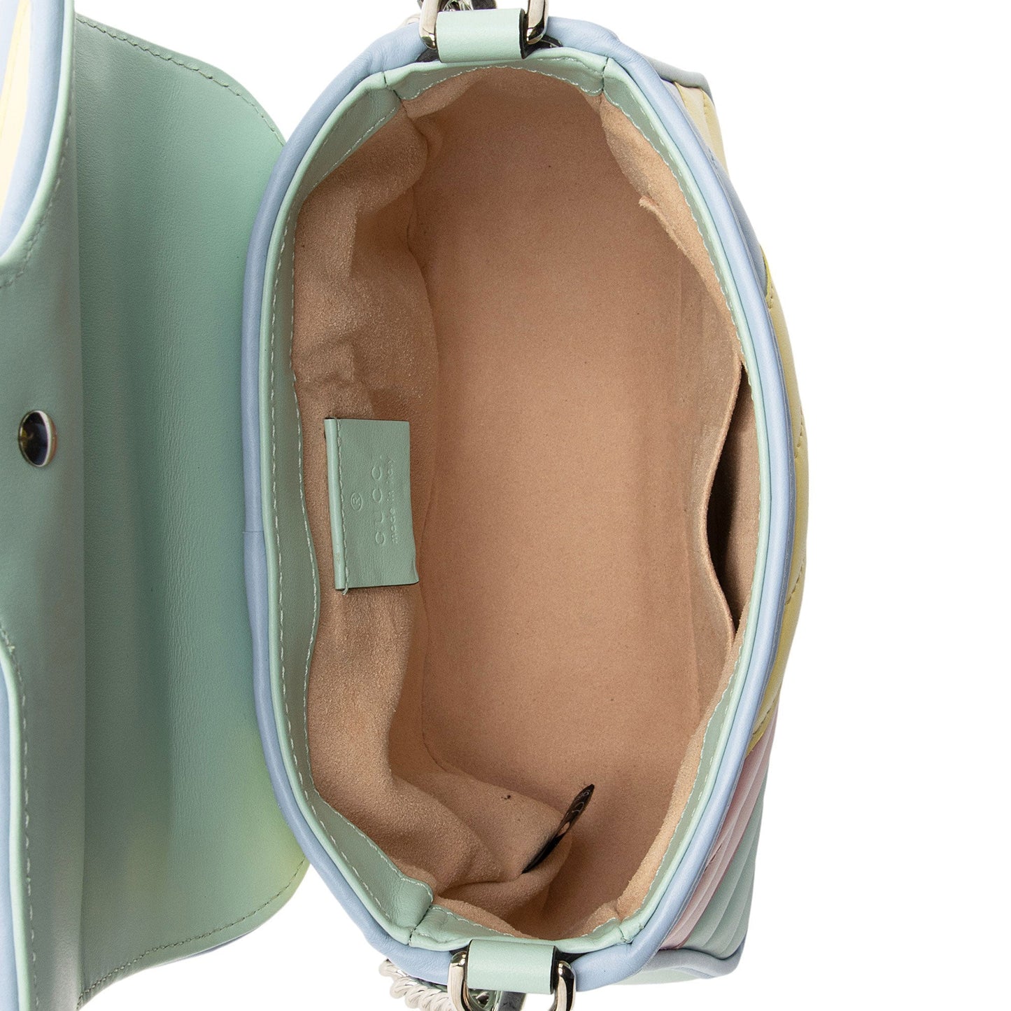 Gucci Matelasse Leather GG Marmont Mini Top Handle