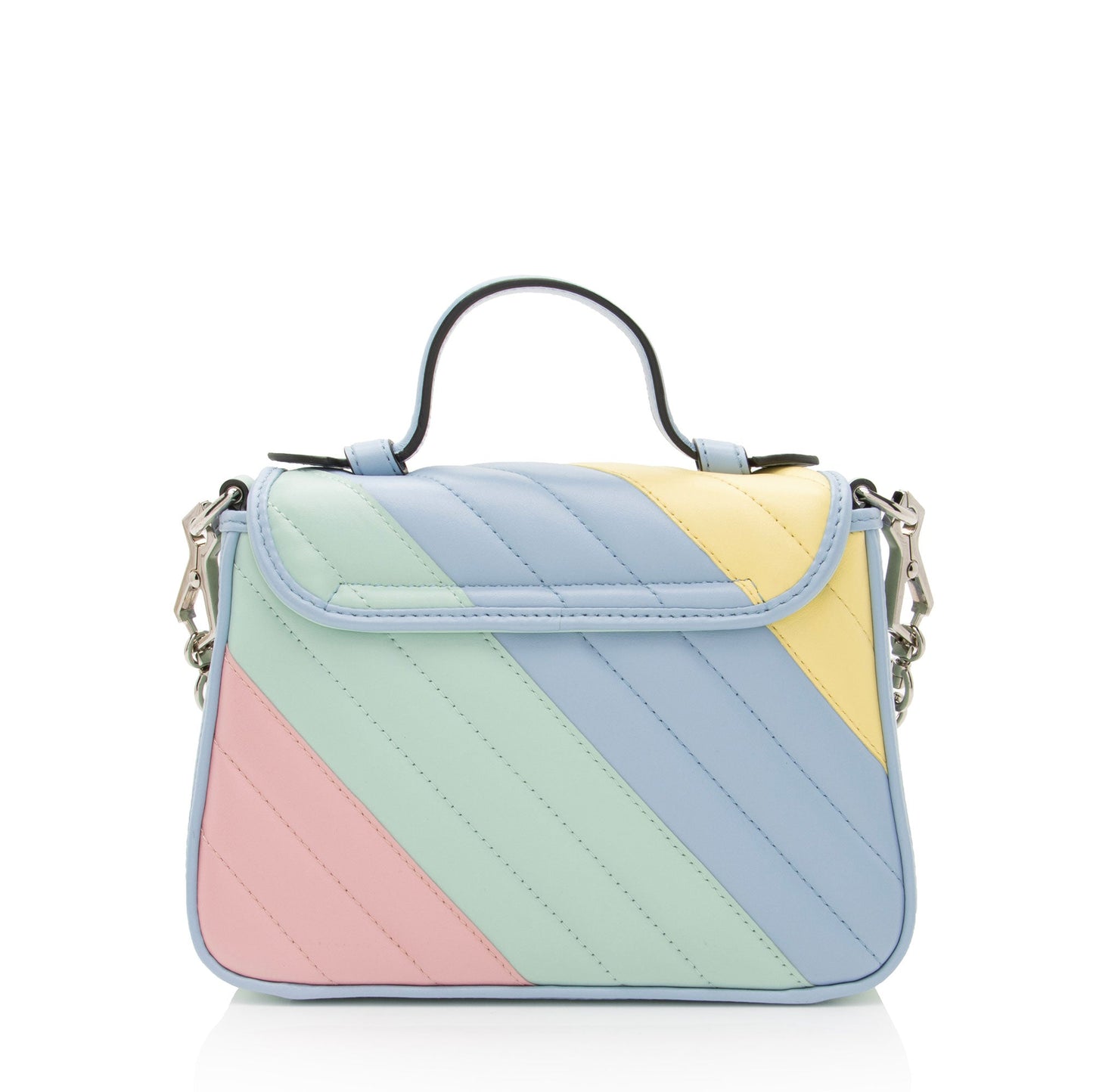 Gucci Matelasse Leather GG Marmont Mini Top Handle
