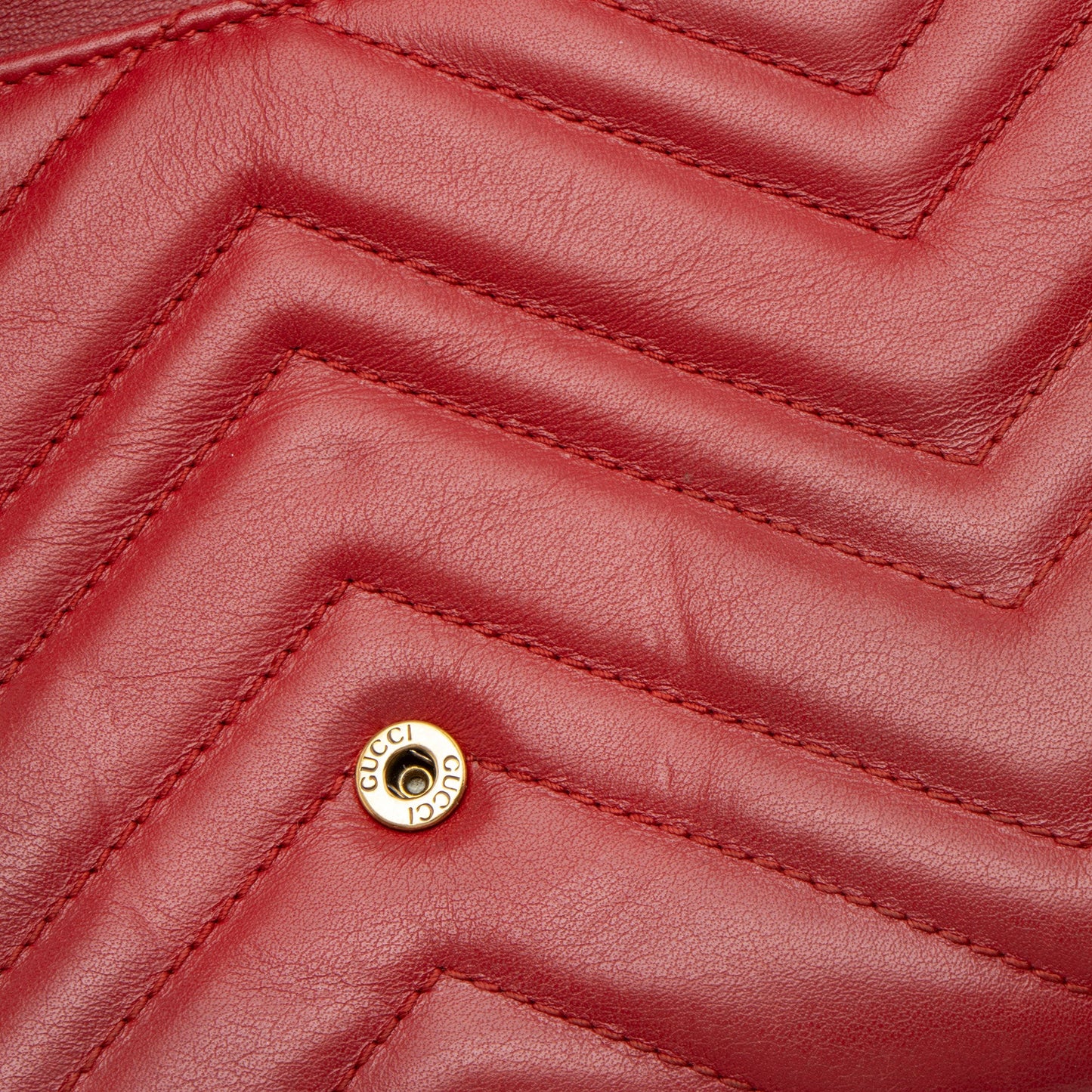 Gucci Matelasse Leather GG Marmont Mini Wallet on Chain