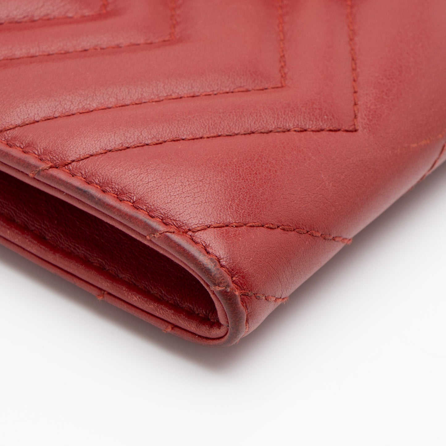 Gucci Matelasse Leather GG Marmont Mini Wallet on Chain