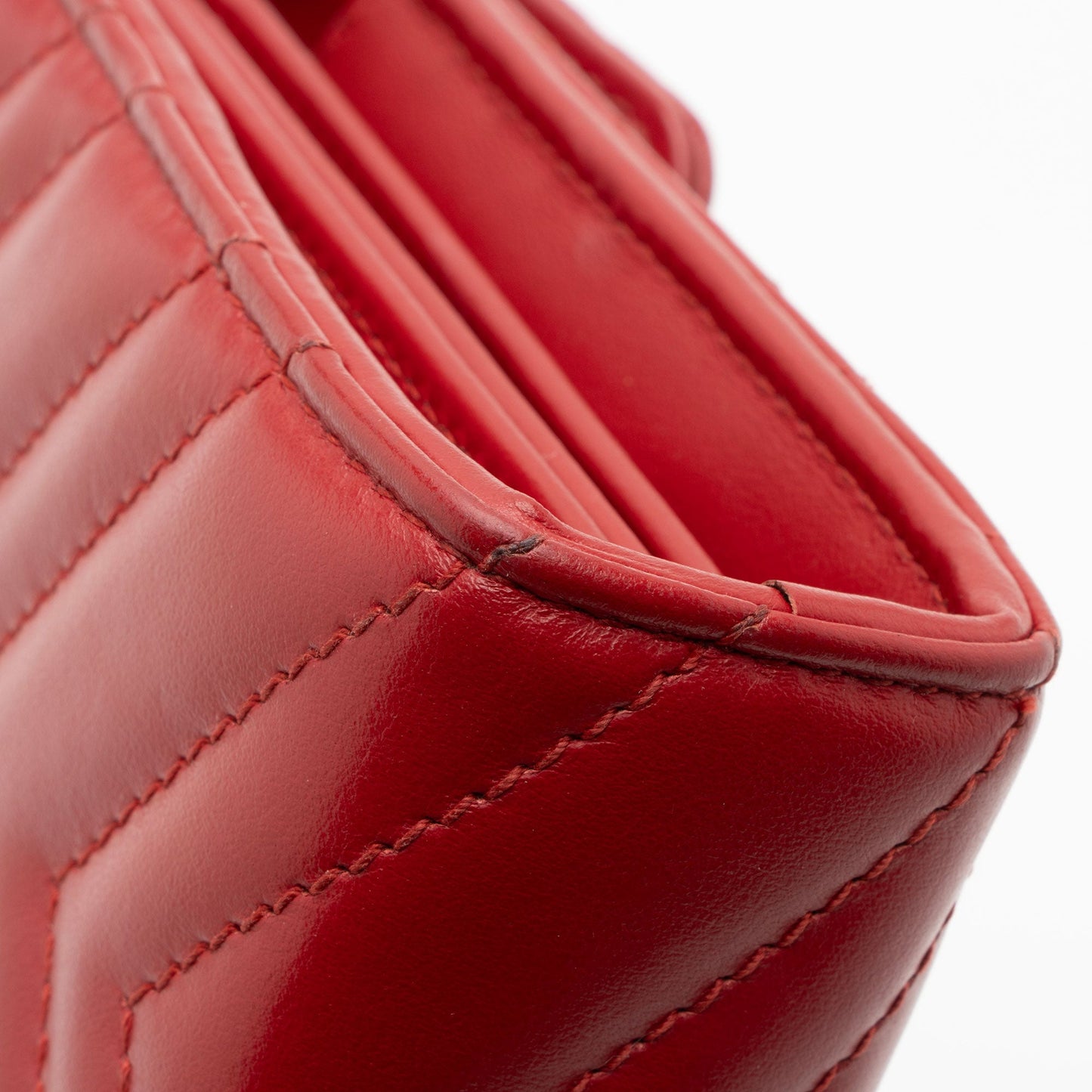 Gucci Matelasse Leather GG Marmont Mini Wallet on Chain