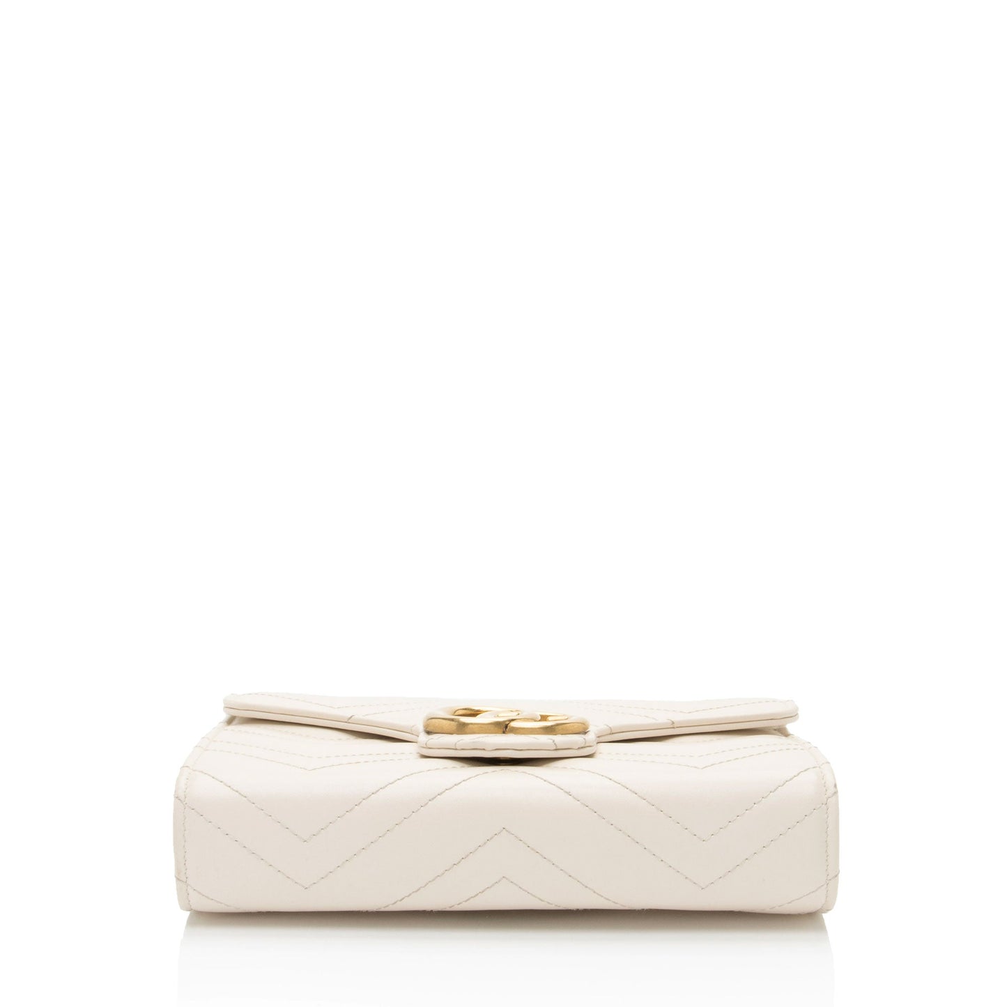 Gucci Matelasse Leather GG Marmont Mini Wallet on Chain