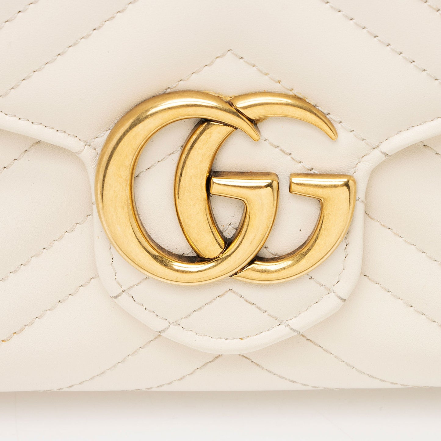 Gucci Matelasse Leather GG Marmont Mini Wallet on Chain