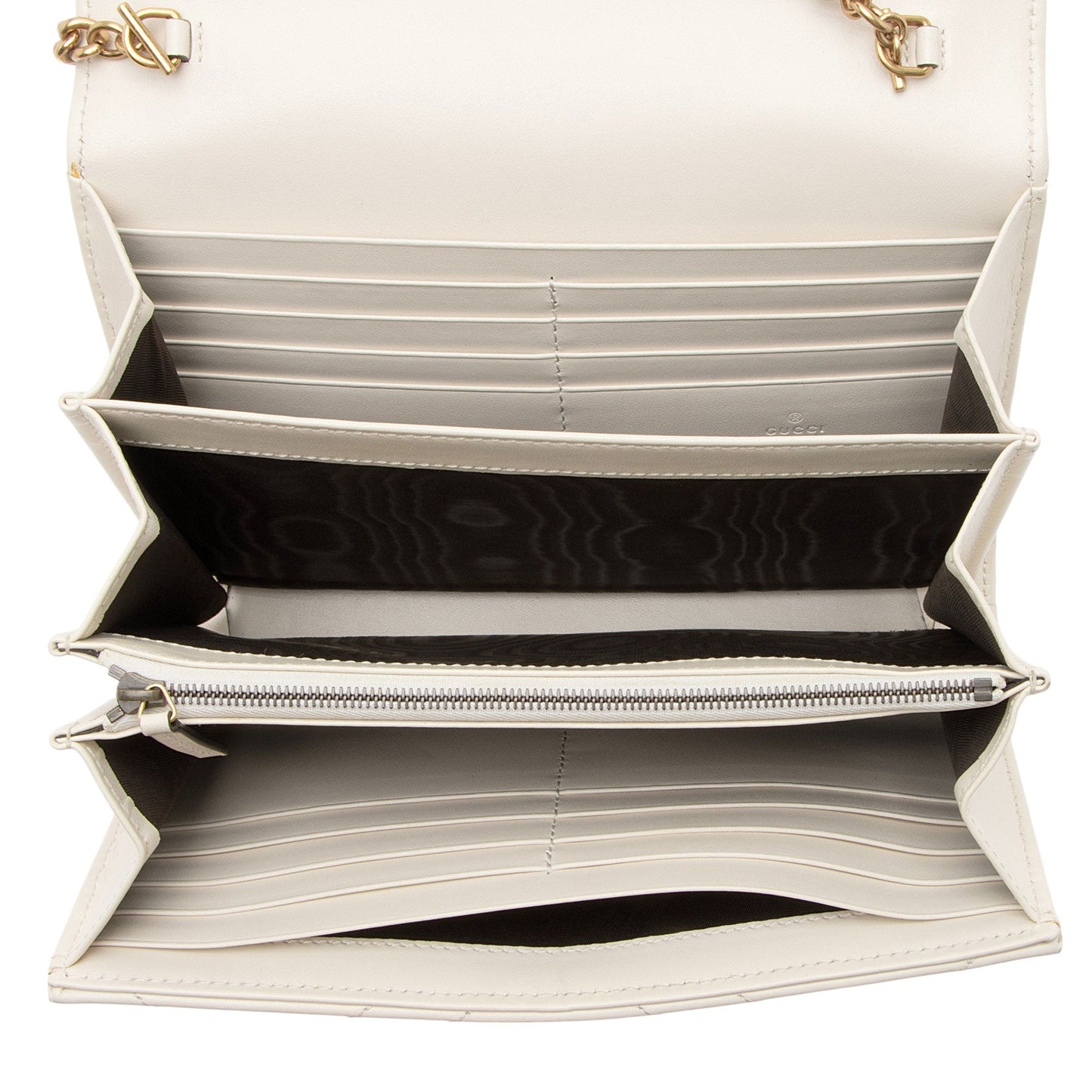 Gucci Matelasse Leather GG Marmont Mini Wallet on Chain