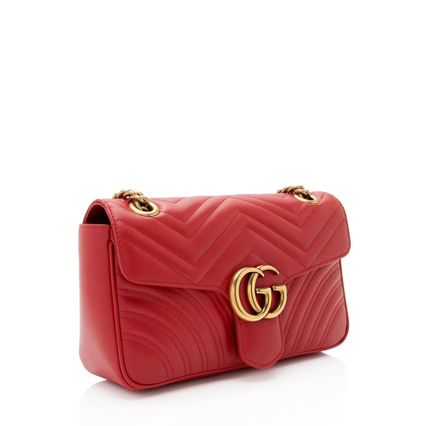 Gucci Matelasse Leather GG Marmont Small Bag (SHF-ijRyek)