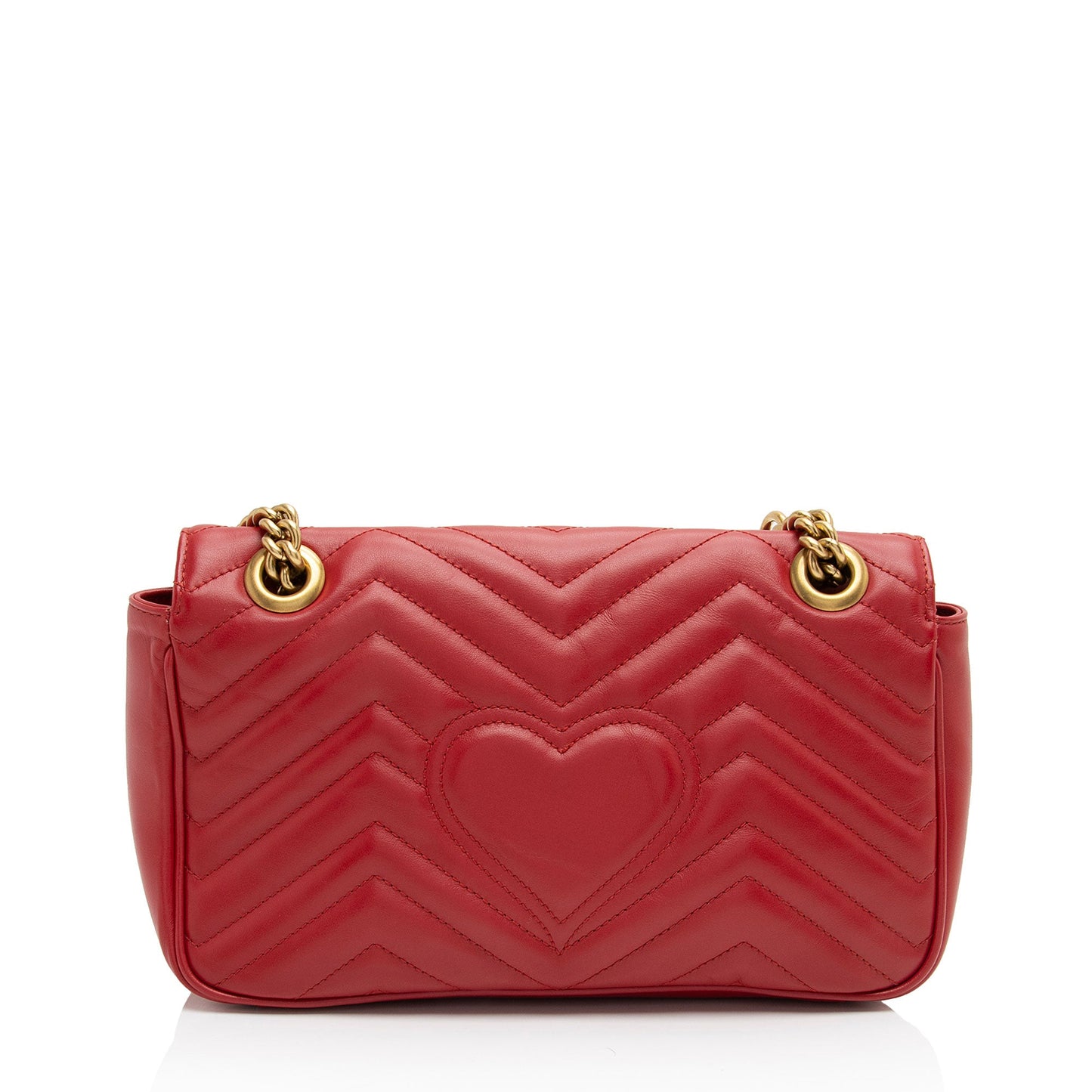 Gucci Matelasse Leather GG Marmont Small Flap Bag