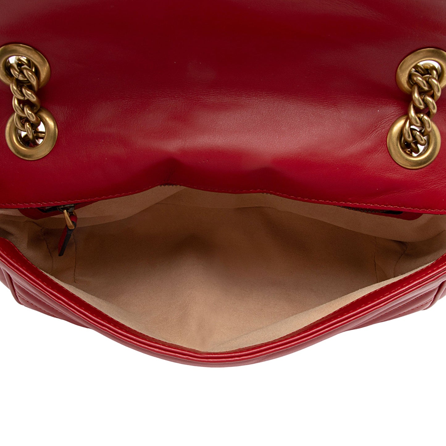 Gucci Matelasse Leather GG Marmont Small Flap Bag