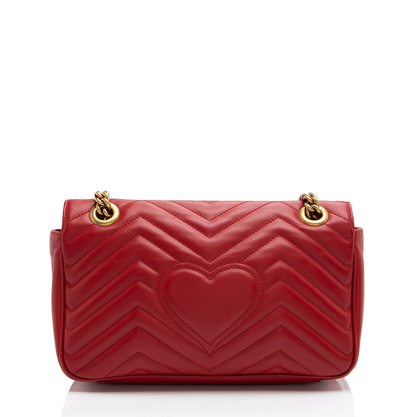 Gucci Matelasse Leather GG Marmont Small Flap Bag (SHF-RkMP3j)