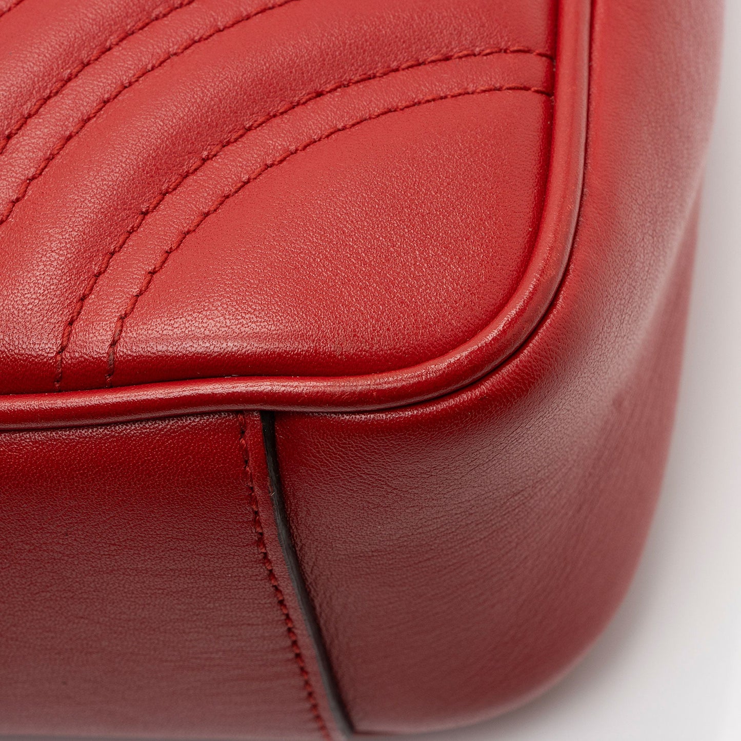 Gucci Matelasse Leather GG Marmont Small Flap Bag