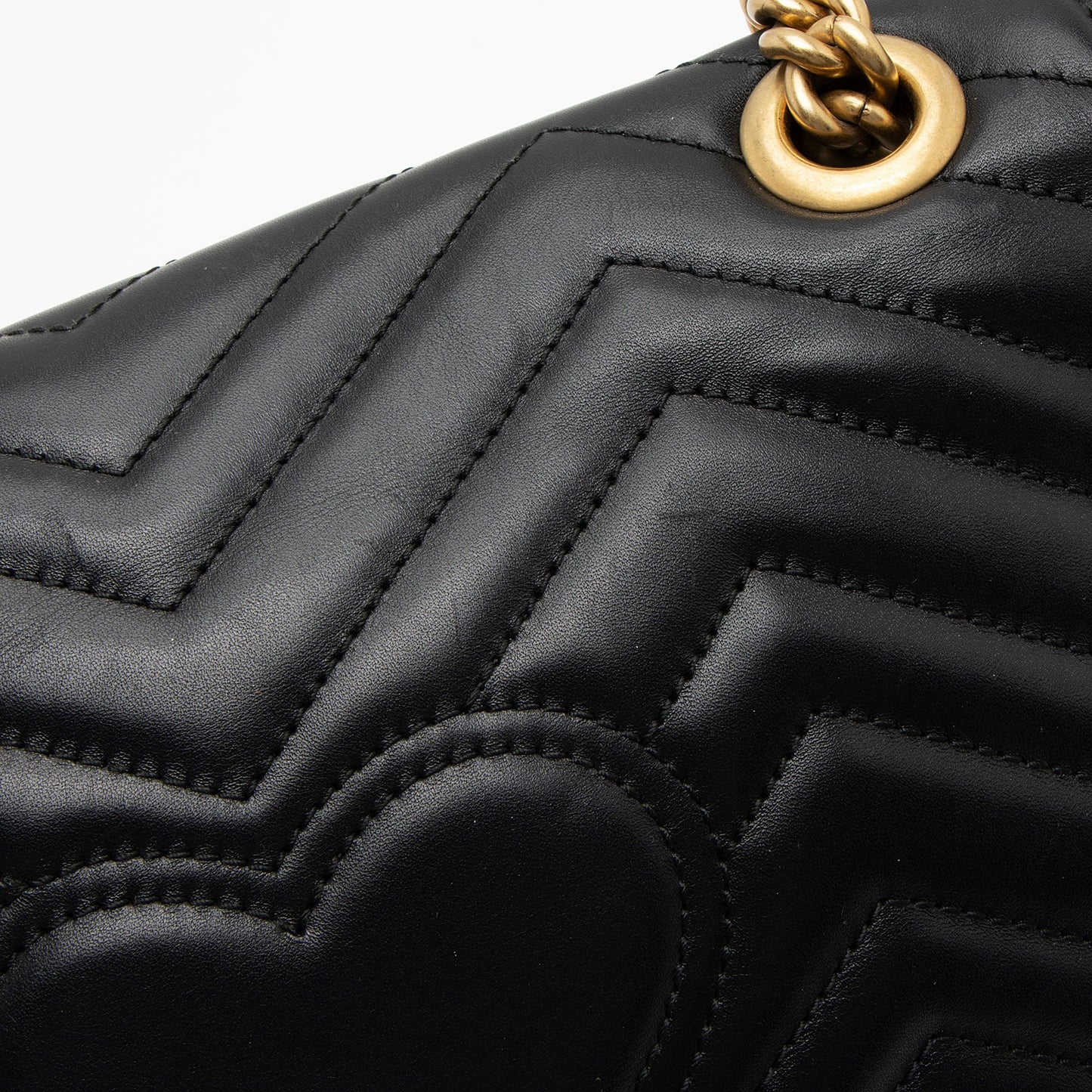 Gucci Matelasse Leather GG Marmont Small Flap Bag (SHF-PLODJy)