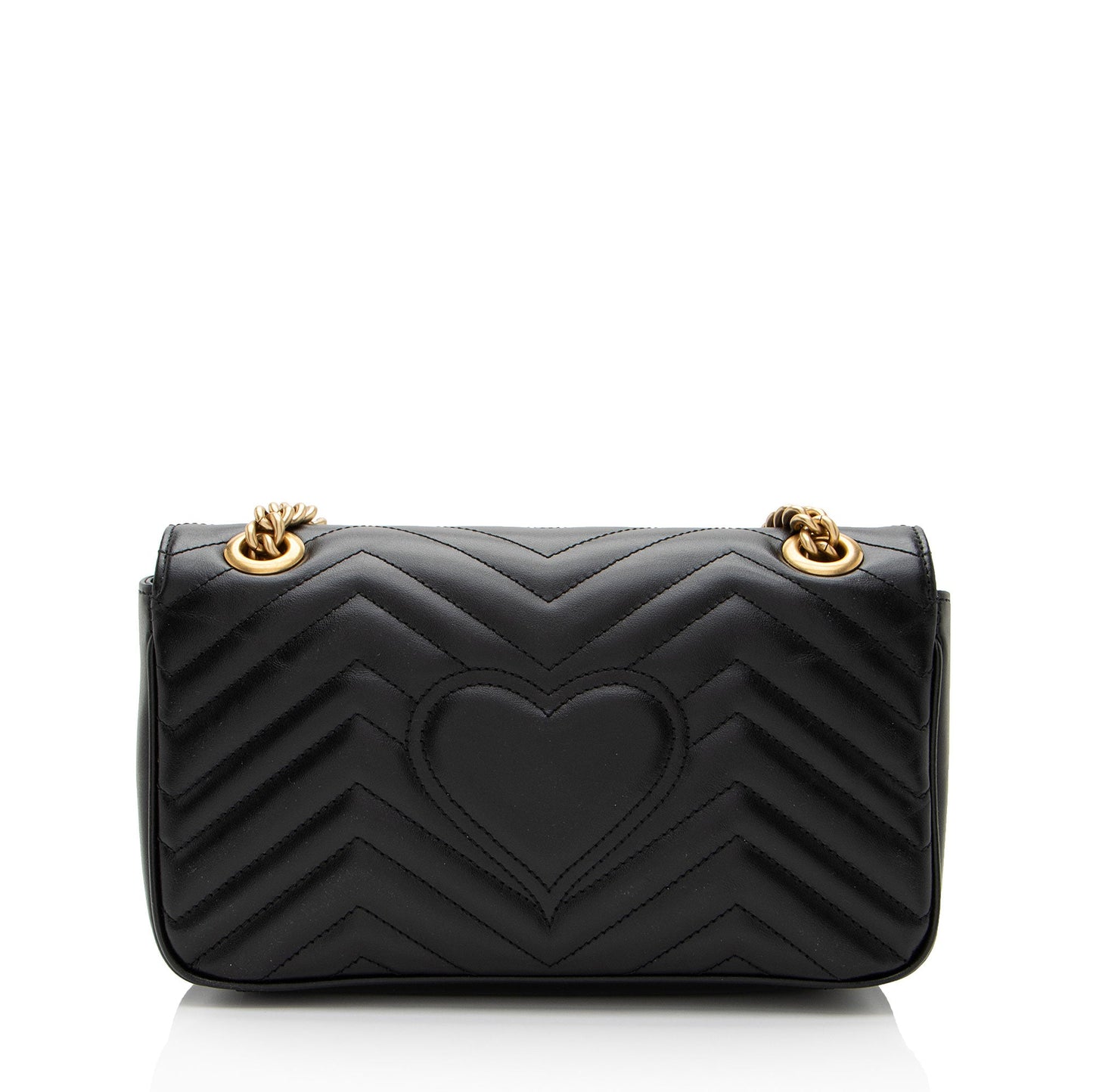 Gucci Matelasse Leather GG Marmont Small Flap Bag (SHF-gHIYfO)