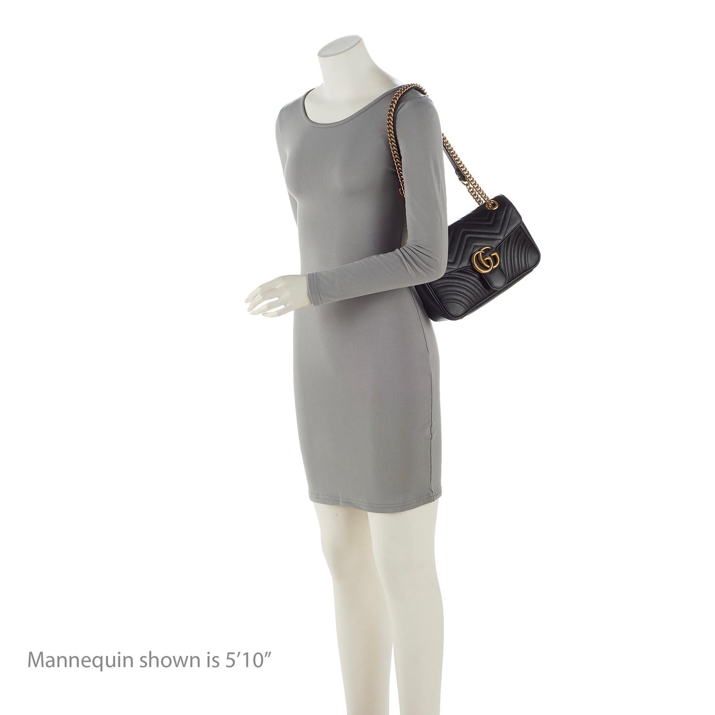 Gucci Matelasse Leather GG Marmont Medium Flap Bag