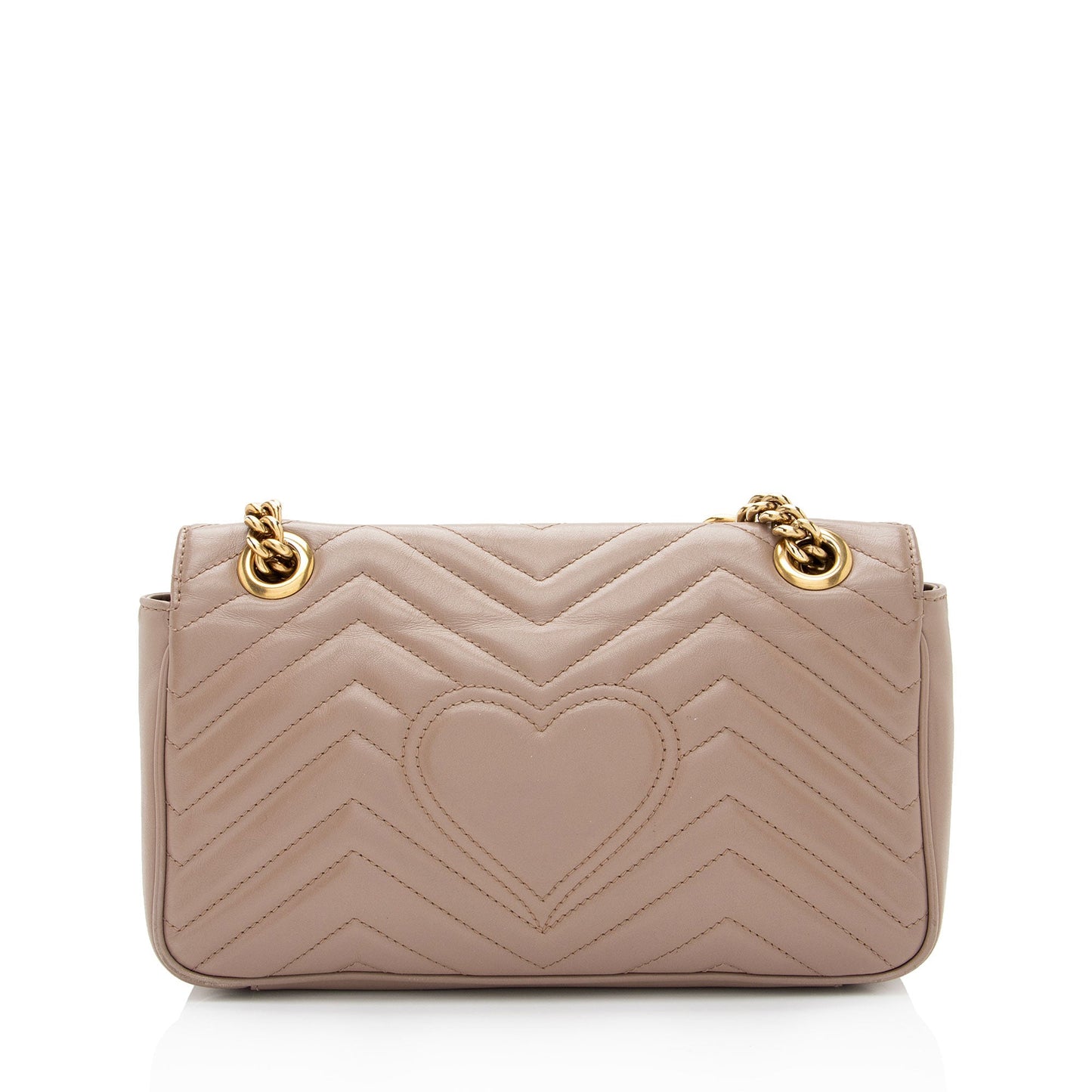 Gucci Matelasse Leather GG Marmont Small Flap Bag