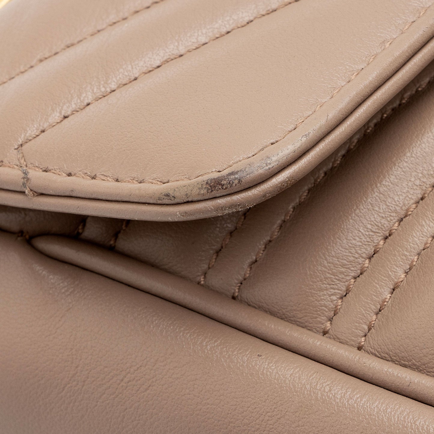 Gucci Matelasse Leather GG Marmont Small Flap Bag