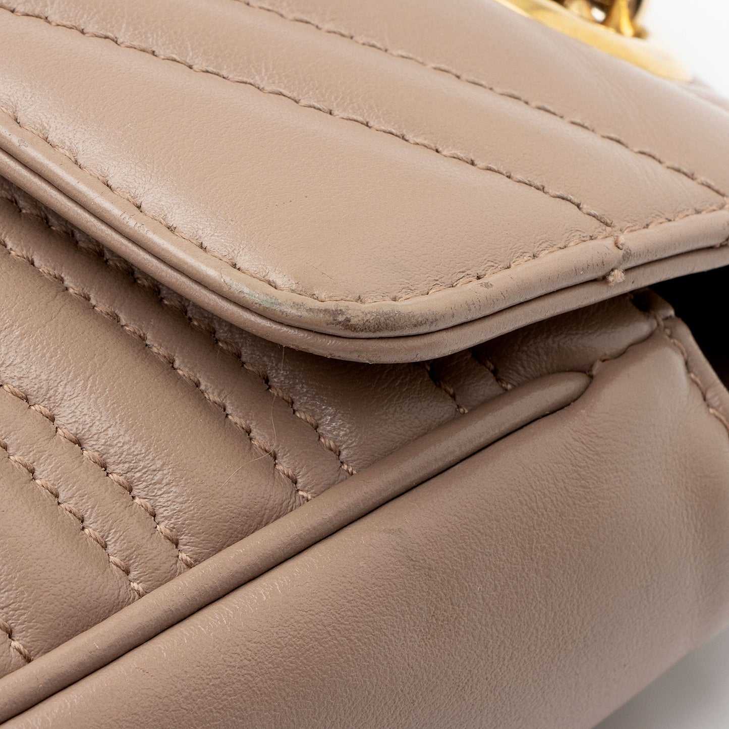 Gucci Matelasse Leather GG Marmont Small Flap Bag
