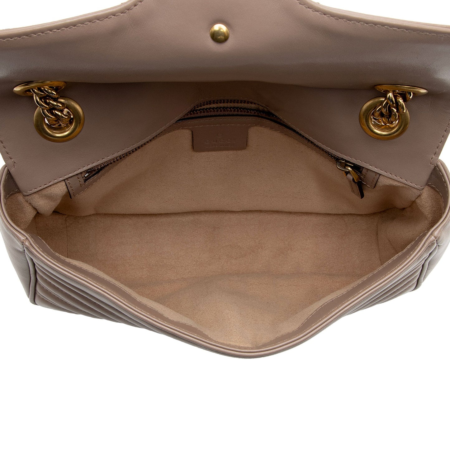 Gucci Matelasse Leather GG Marmont Small Flap Bag