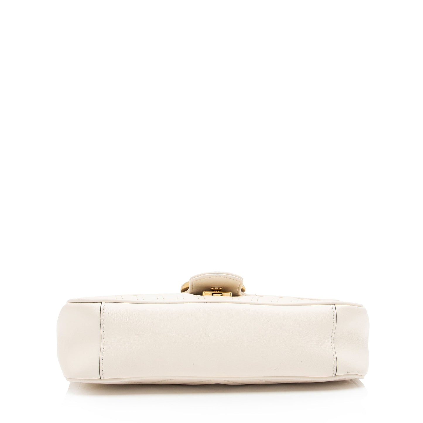 Gucci Matelasse Leather GG Marmont Small Flap Shoulder Bag (SHF-gduwv8)