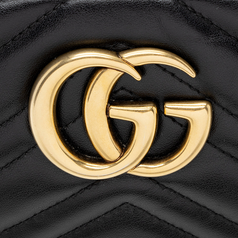 Gucci Matelasse Leather GG Marmont Small Shoulder Bag (SHF-19454)