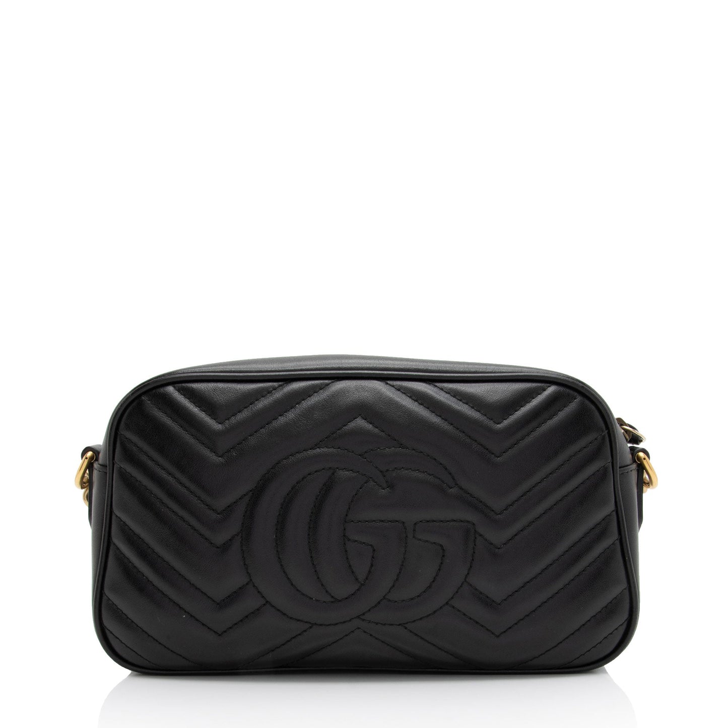 Gucci Matelasse Leather GG Marmont Small Shoulder Bag (SHF-BwQI32)