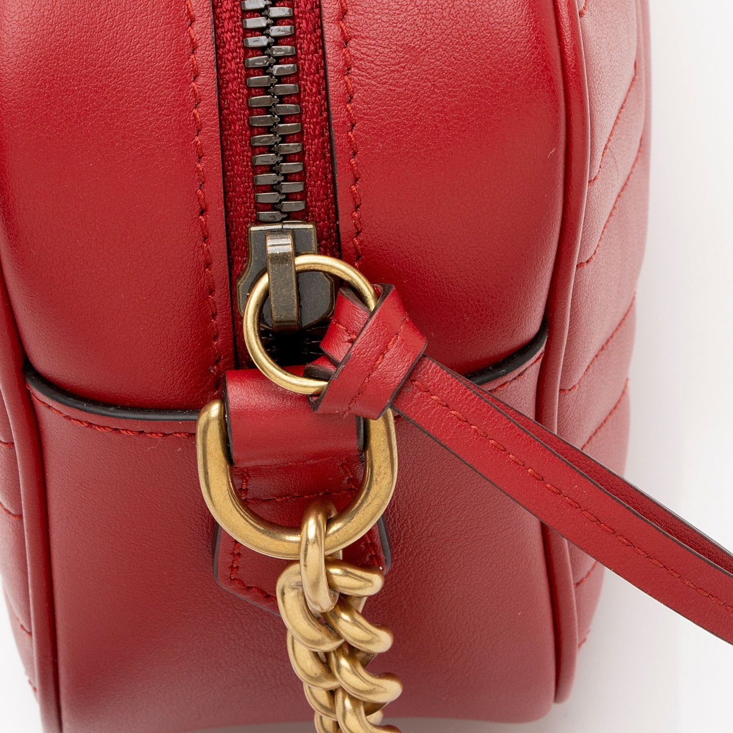 Gucci Matelasse Leather GG Marmont Small Shoulder Bag (SHF-tXCZHO)