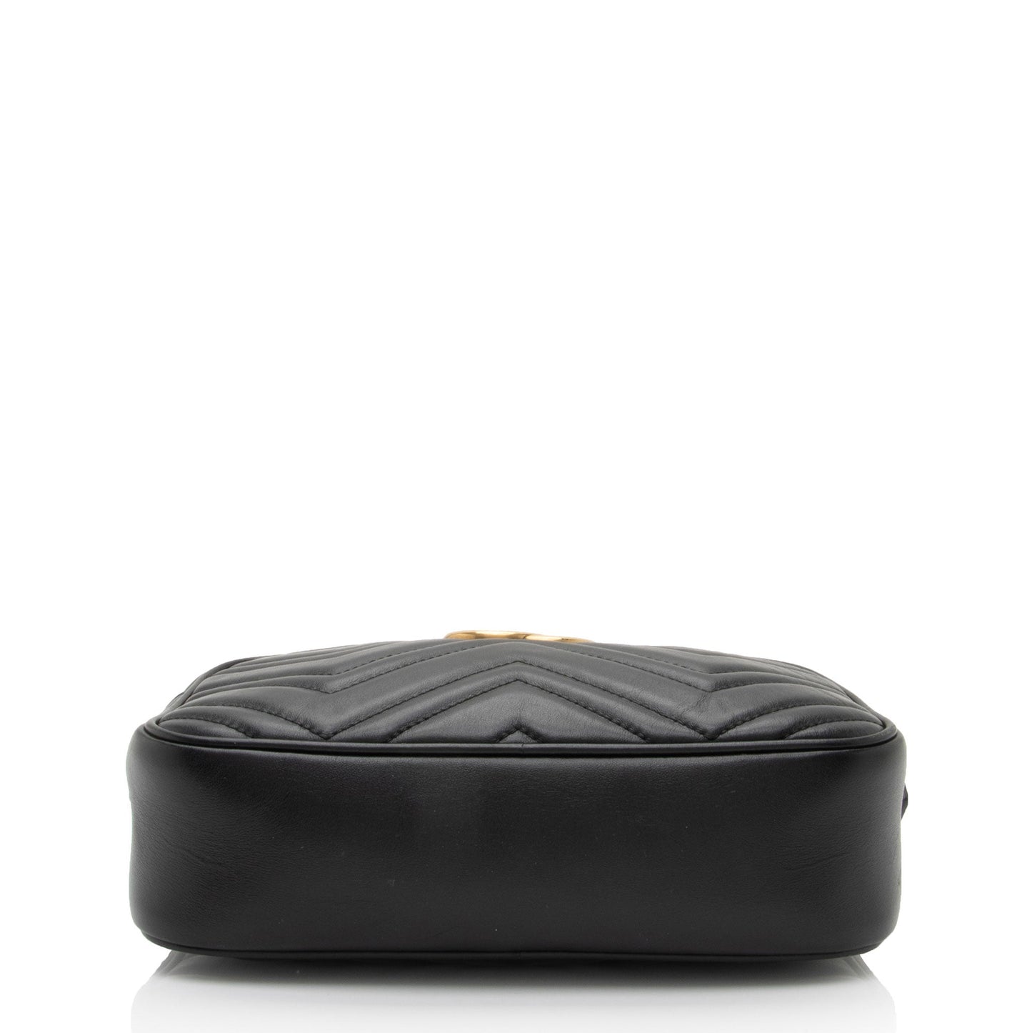 Gucci Matelasse Leather GG Marmont Small Shoulder Bag (SHF-E9Frrv)
