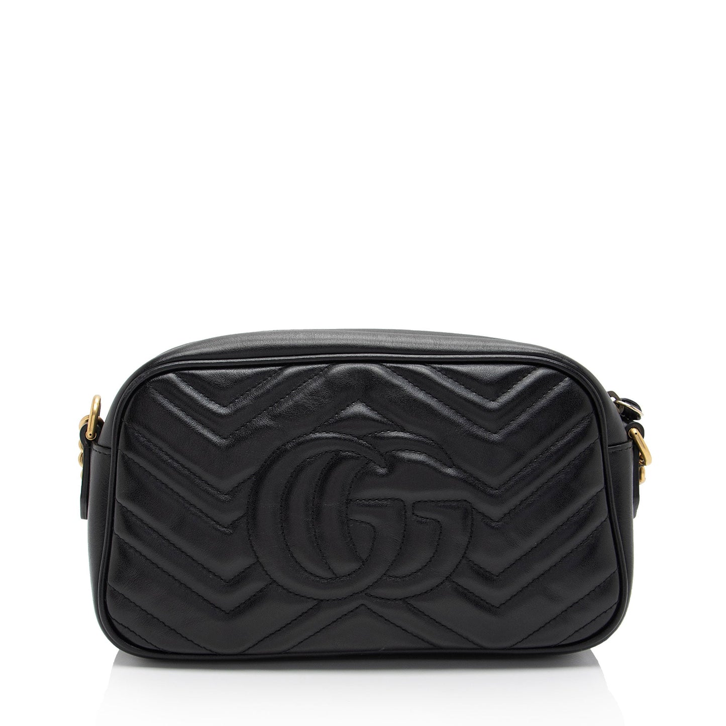 Gucci Matelasse Leather GG Marmont Small Shoulder Bag (SHF-RkEnxD)