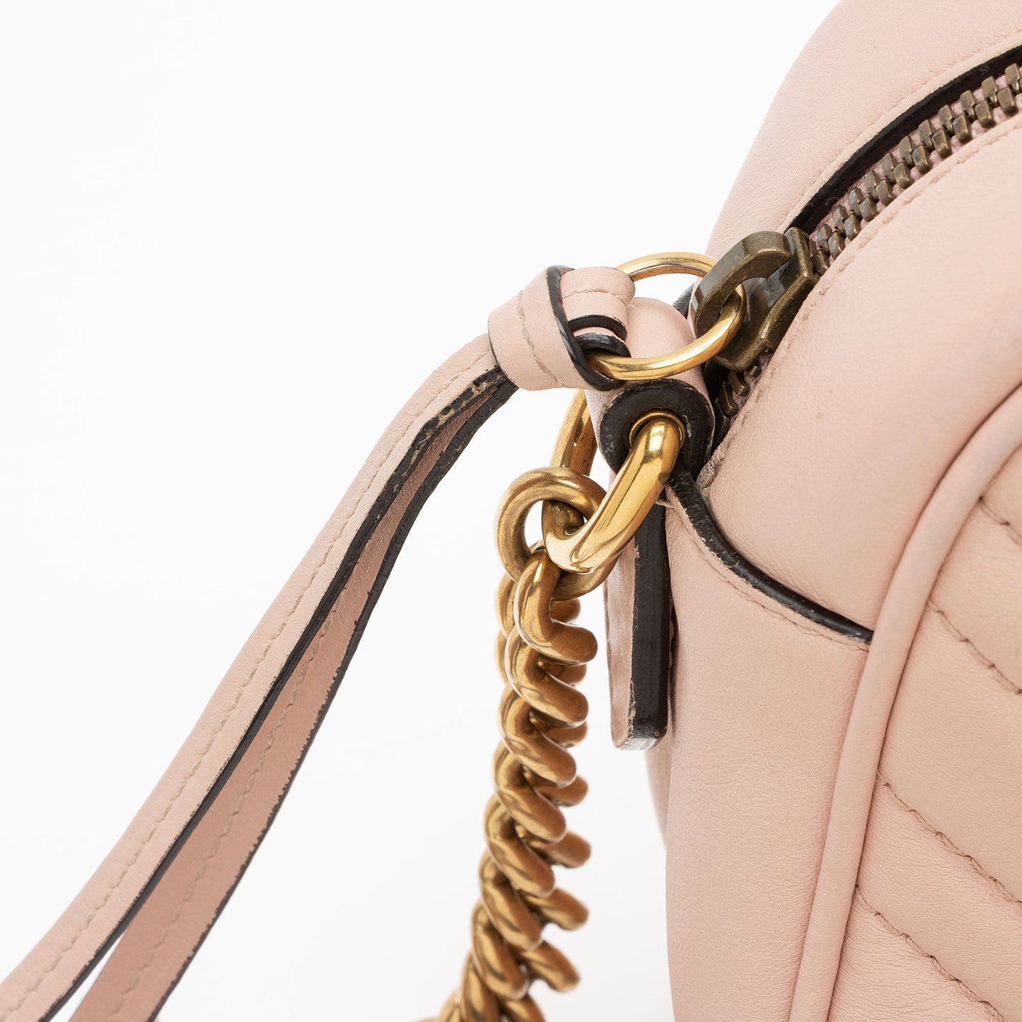 Gucci Matelasse Leather GG Marmont Small Shoulder Bag (SHF-2jUw44)