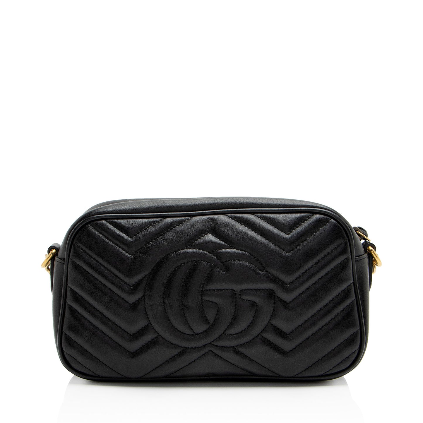 Gucci Matelasse Leather GG Marmont Small Shoulder Bag (SHF-YWd3X0)