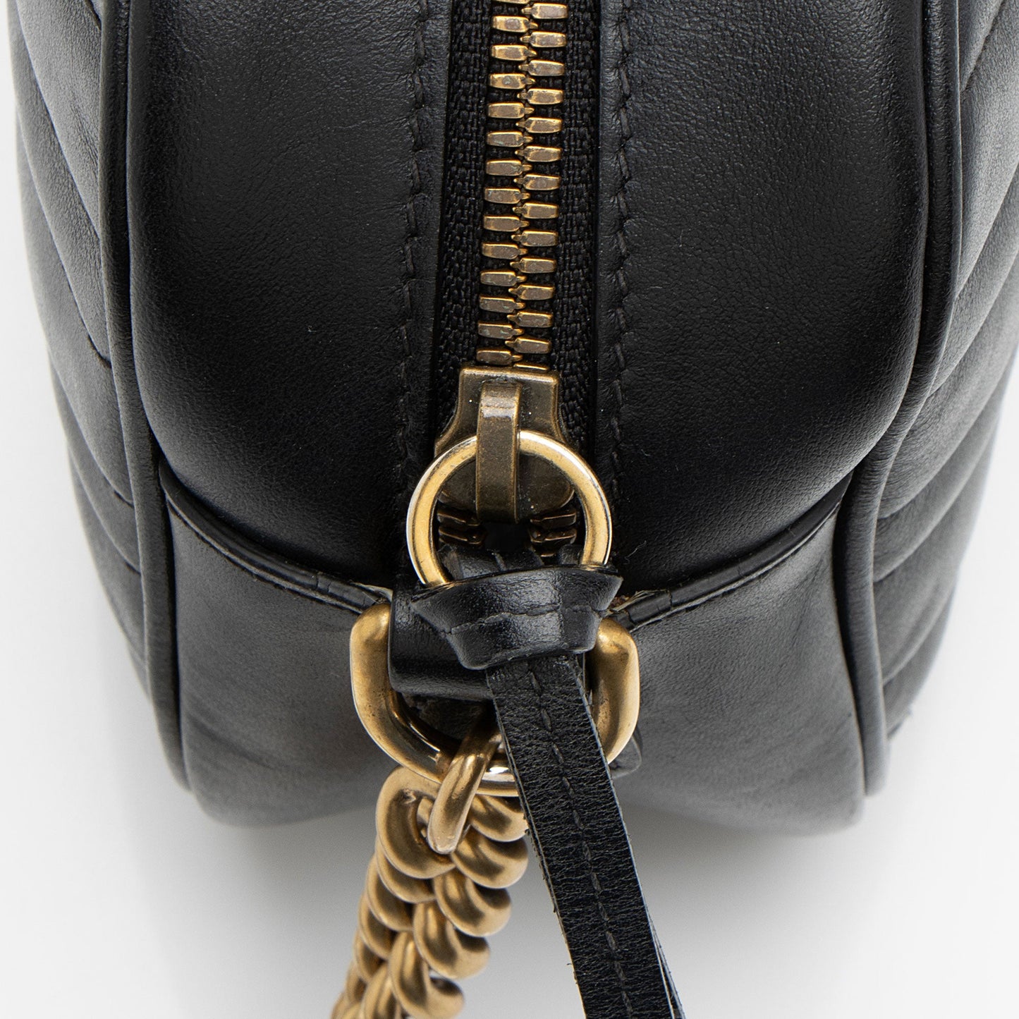 Gucci Matelasse Leather GG Marmont Small Shoulder Bag (SHF-nKiLSY)