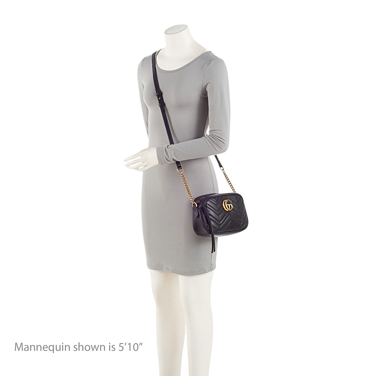 Gucci Matelasse Leather GG Marmont Small Shoulder Bag (SHF-nKiLSY)