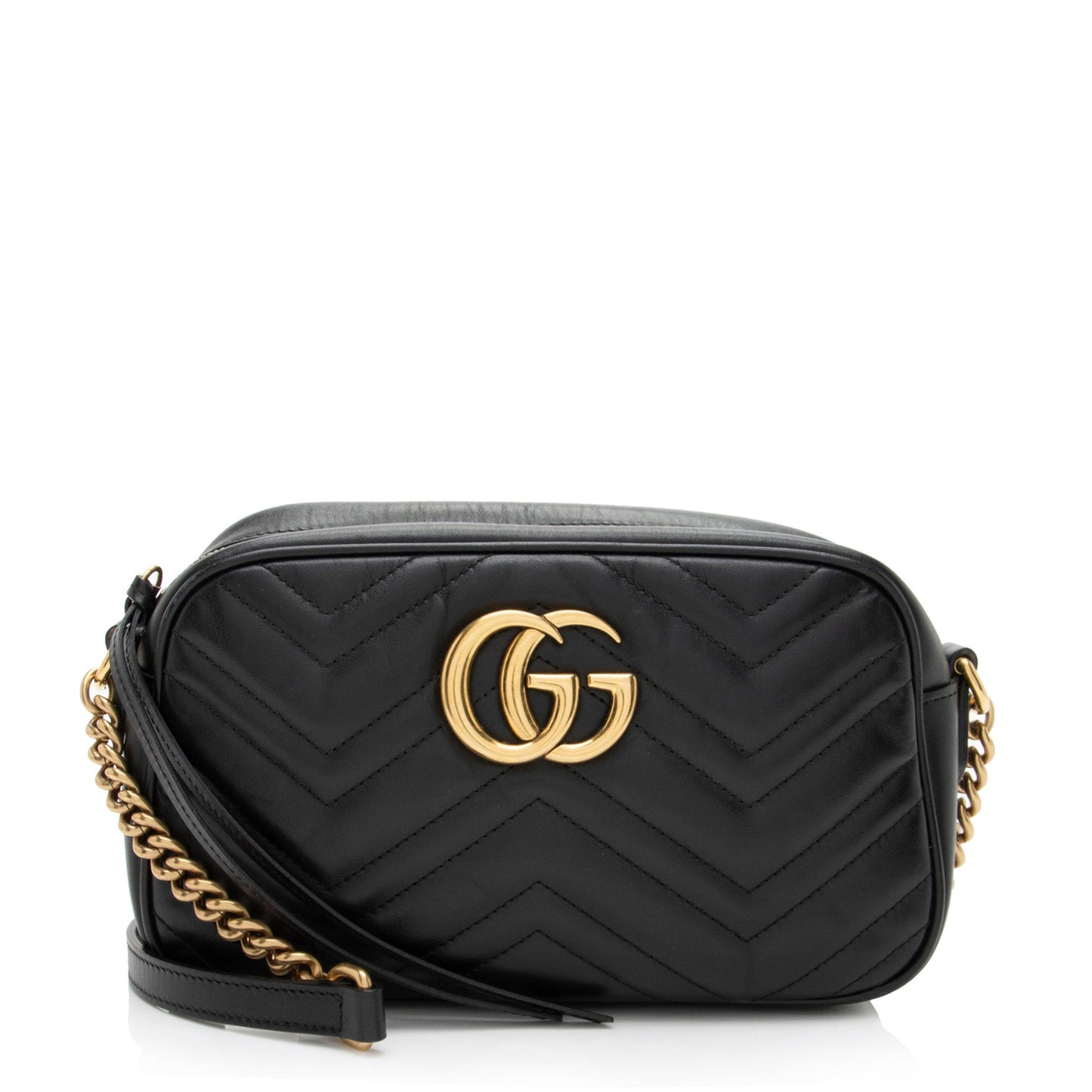 Gucci Matelasse Leather GG Marmont Small Shoulder Bag