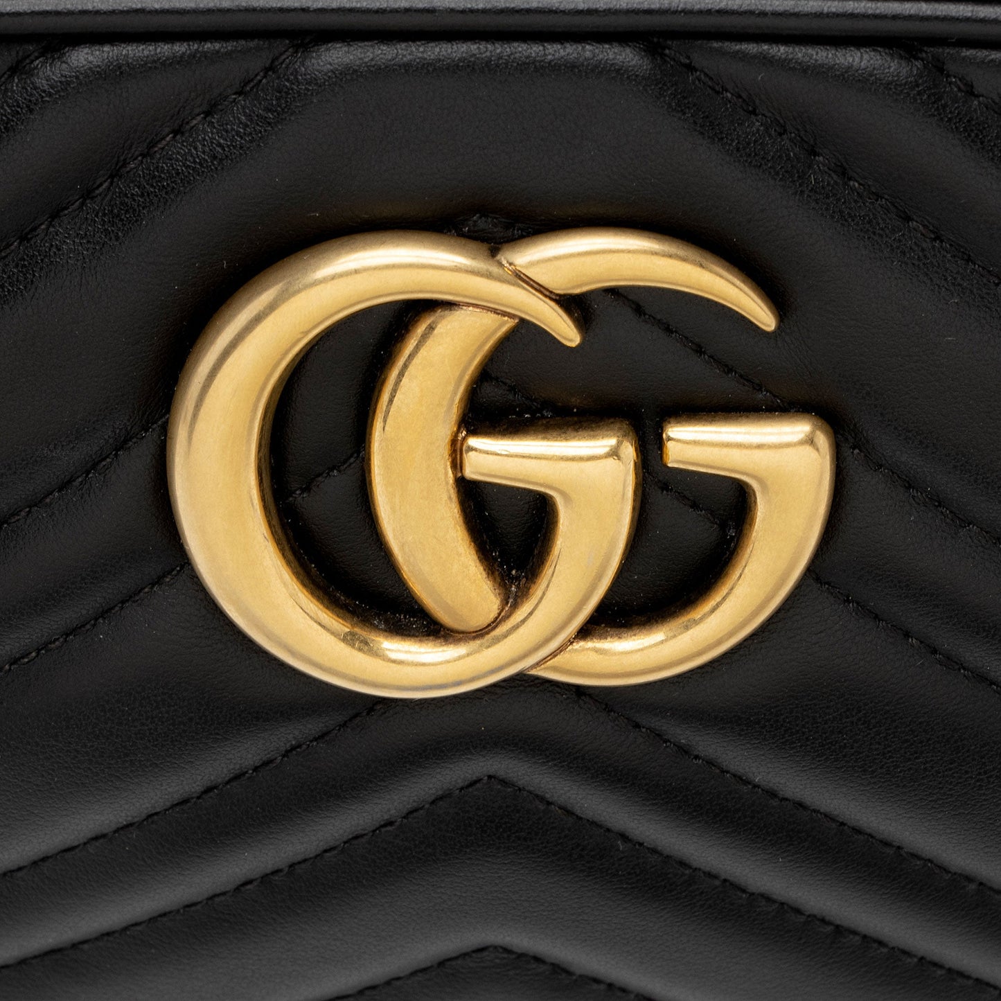 Gucci Matelasse Leather GG Marmont Small Shoulder Bag