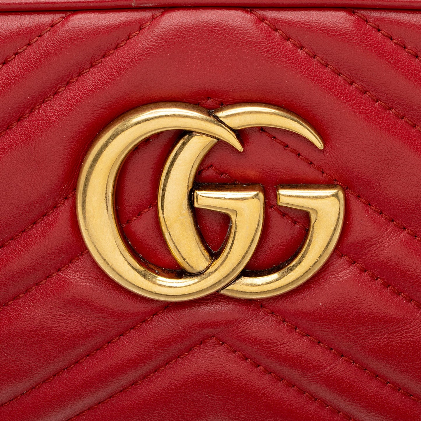 Gucci Matelasse Leather GG Marmont Small Shoulder Bag