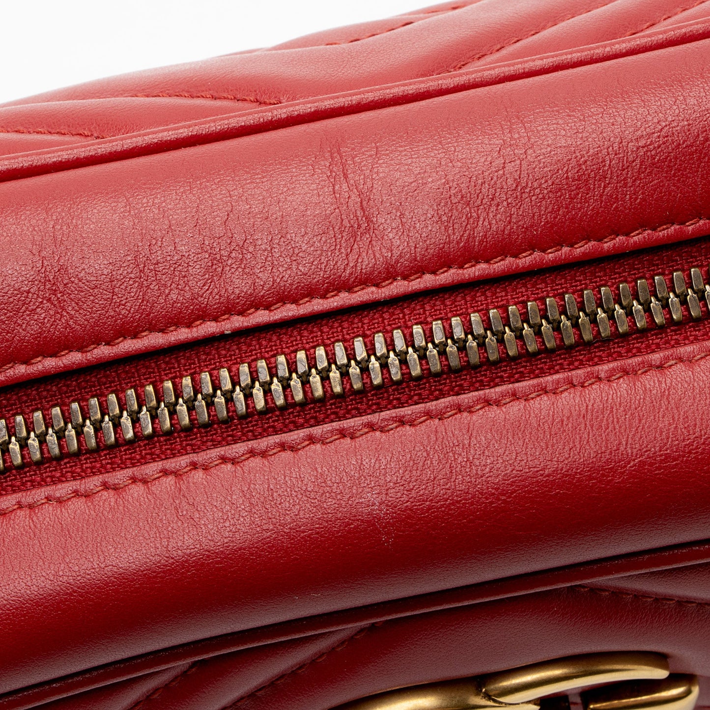 Gucci Matelasse Leather GG Marmont Small Shoulder Bag