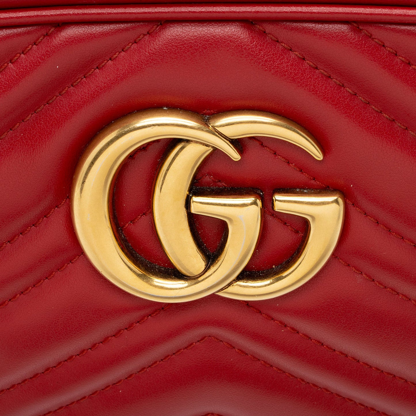 Gucci Matelasse Leather GG Marmont Small Shoulder Bag