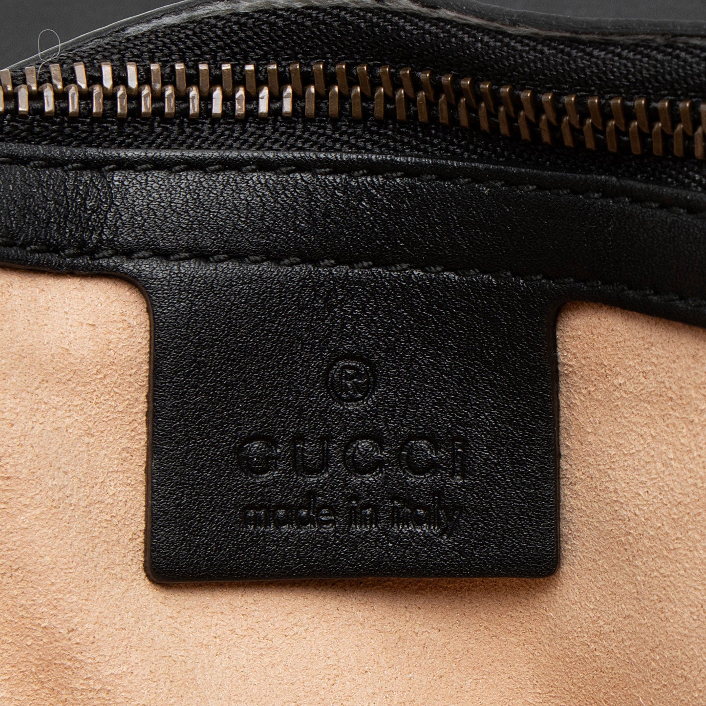Gucci Matelasse Leather GG Marmont Studded Medium Flap Shoulder Bag