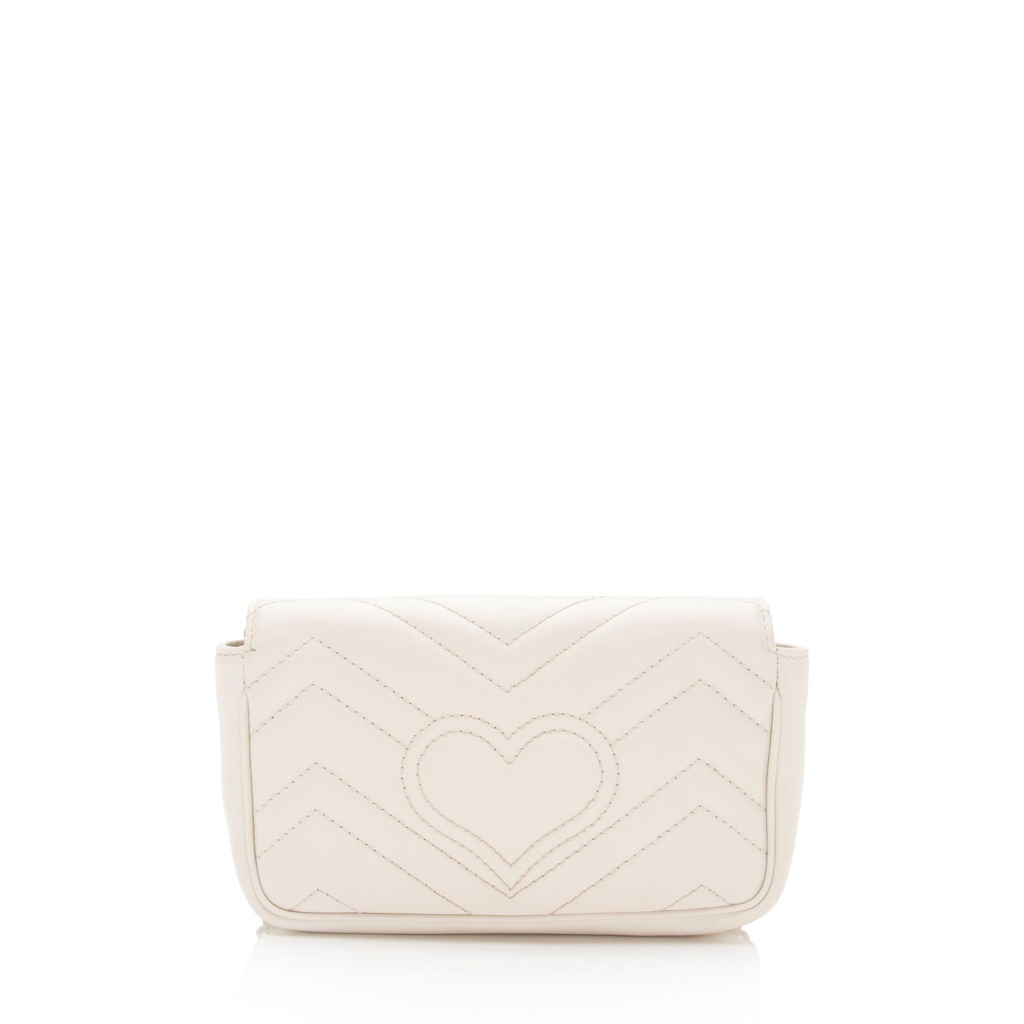 Gucci Matelasse Leather GG Marmont Super Mini Flap Bag (SHF-4vMIDn)