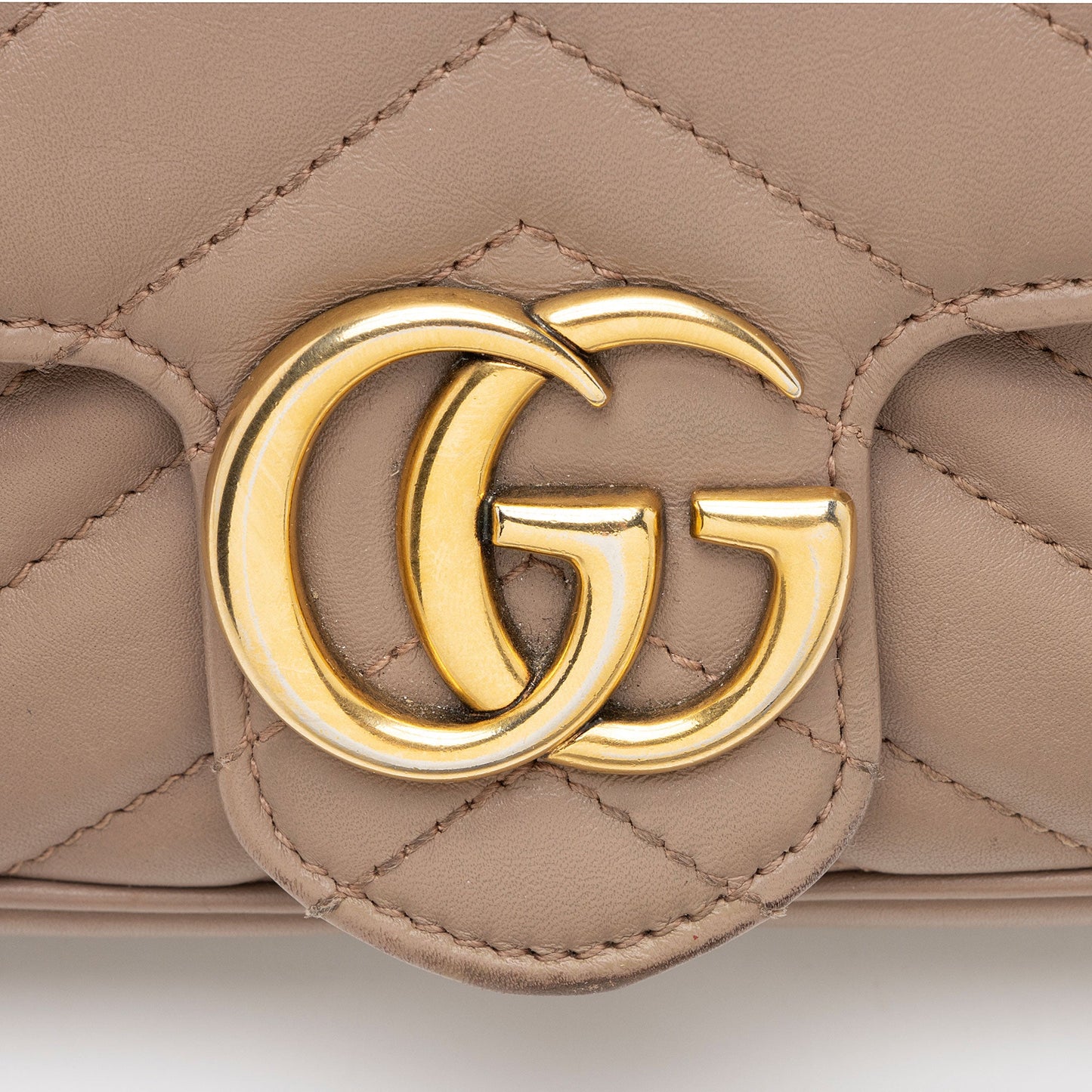 Gucci Matelasse Leather GG Marmont Super Mini Flap Bag - FINAL SALE