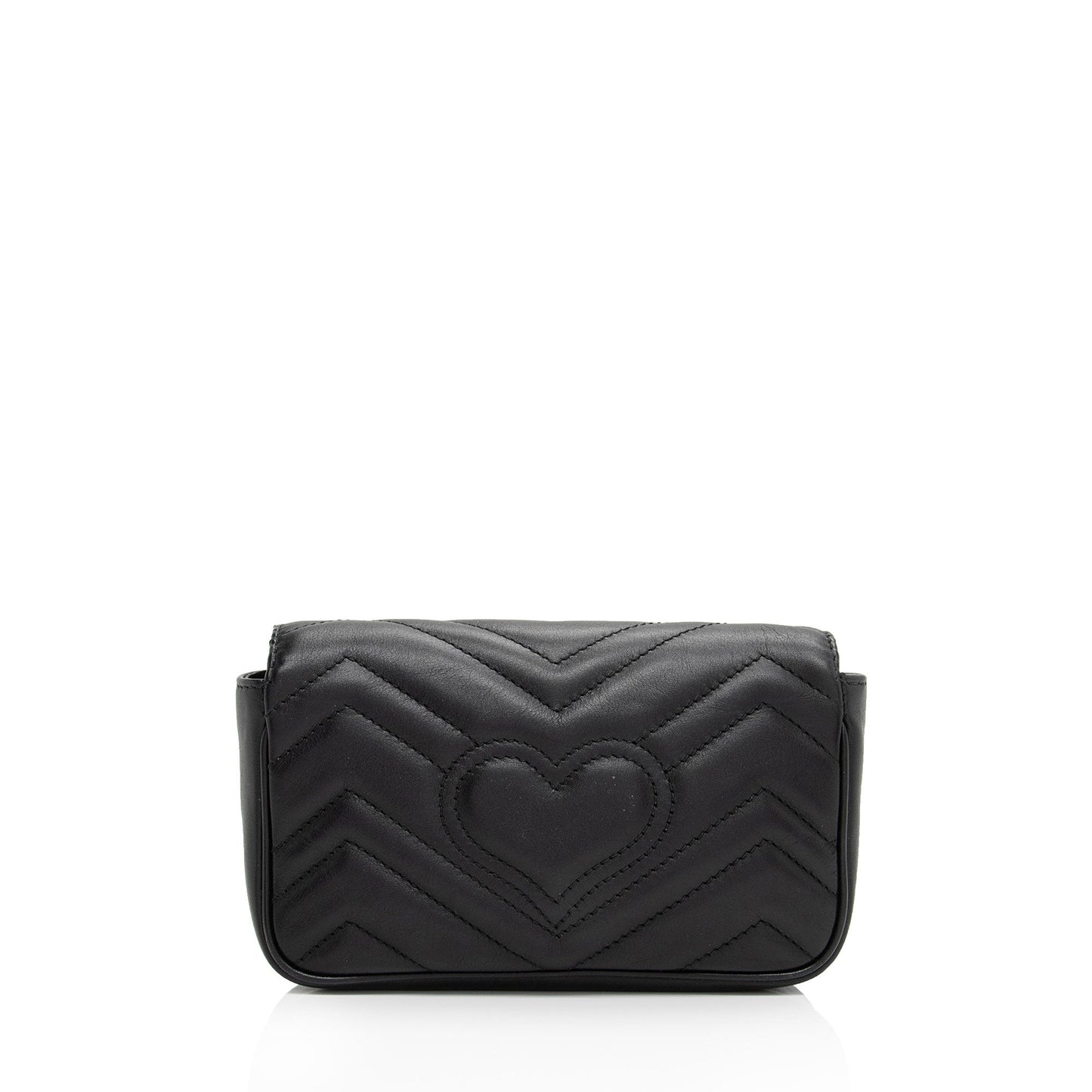 Gucci Matelasse Leather GG Marmont Super Mini Flap Bag (SHF-a6vrvo)