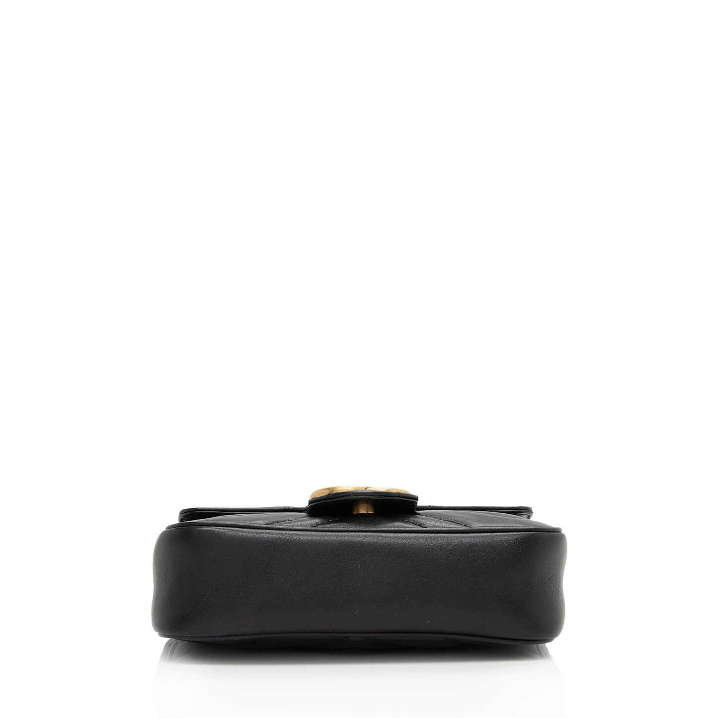 Gucci Matelasse Leather GG Marmont Super Mini Flap Bag (SHF-a6vrvo)