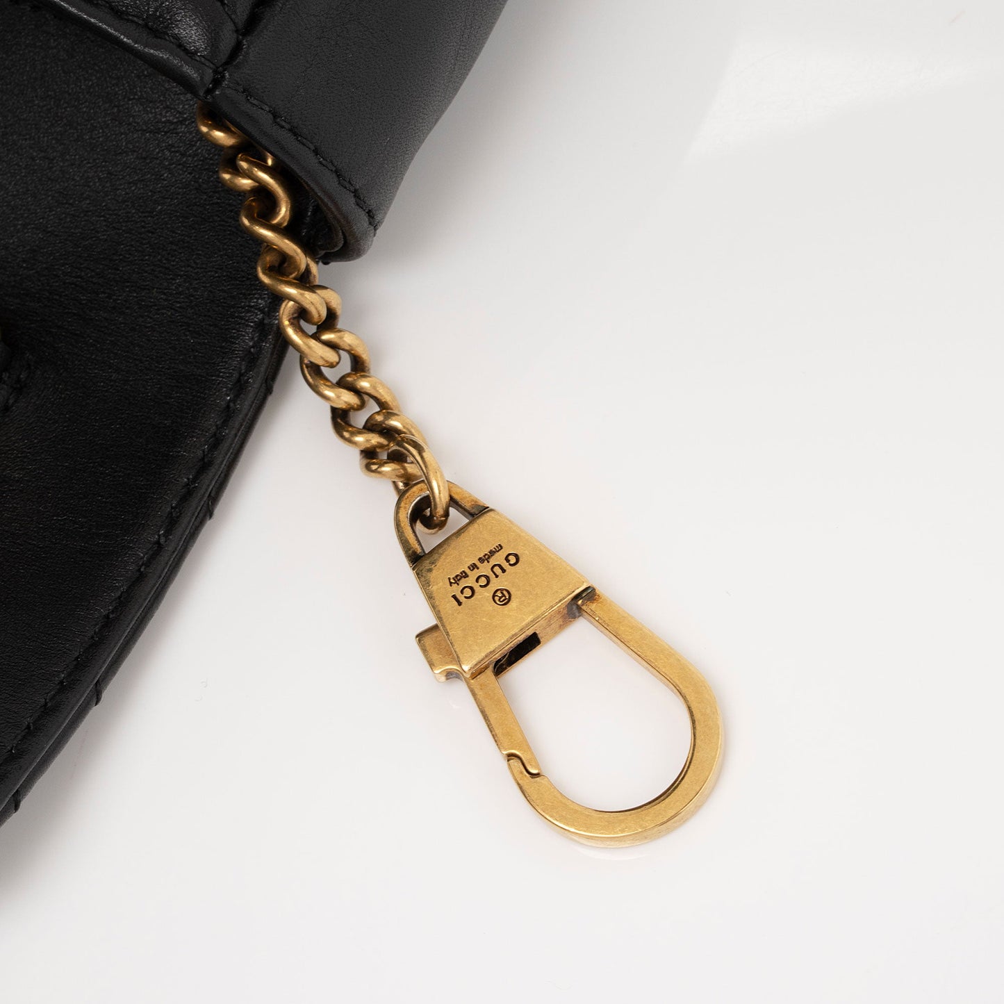 Gucci Matelasse Leather GG Marmont Super Mini Flap Bag (SHF-a6vrvo)
