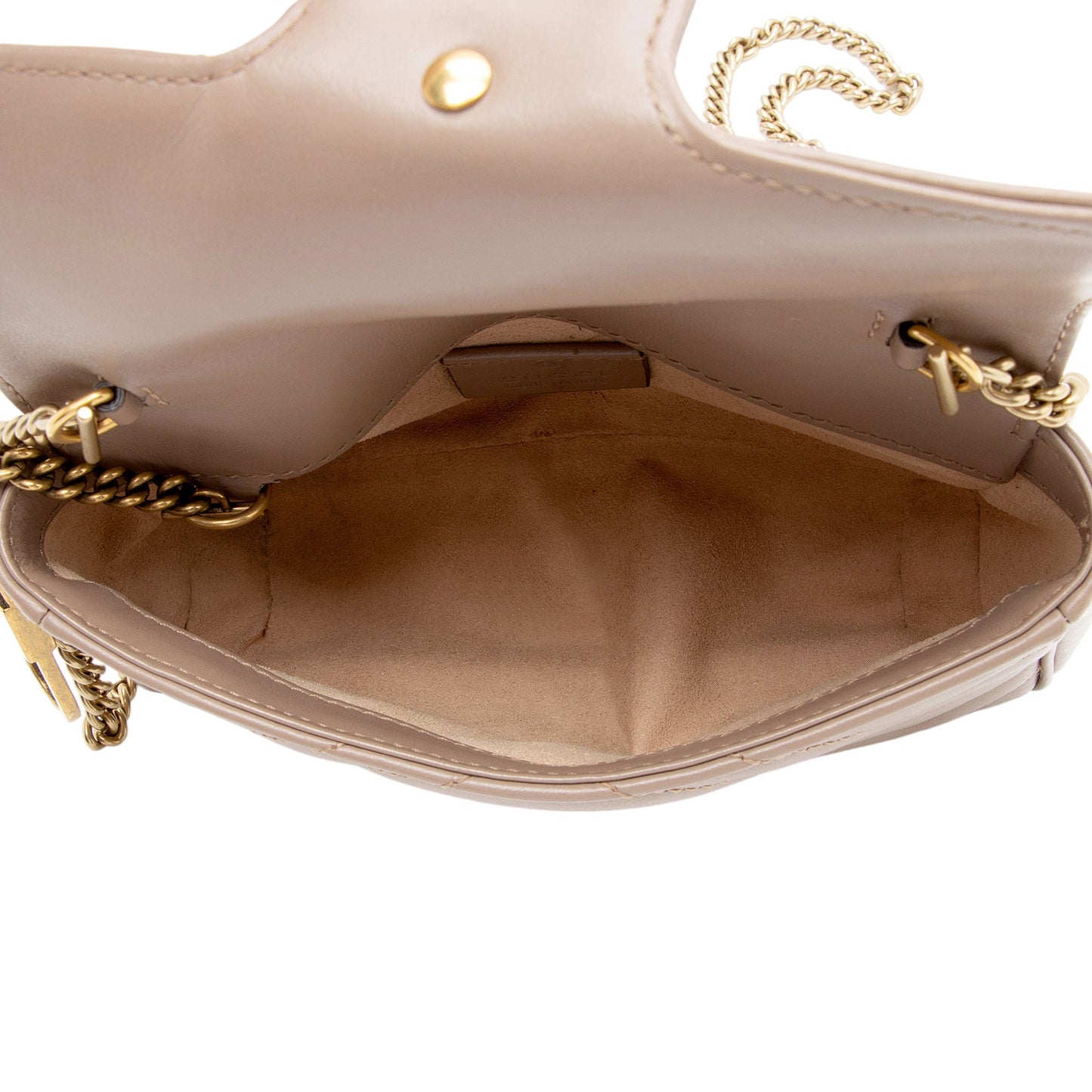 Gucci Matelasse Leather GG Marmont Super Mini Flap Bag - FINAL SALE (SHF-YgIgn9)