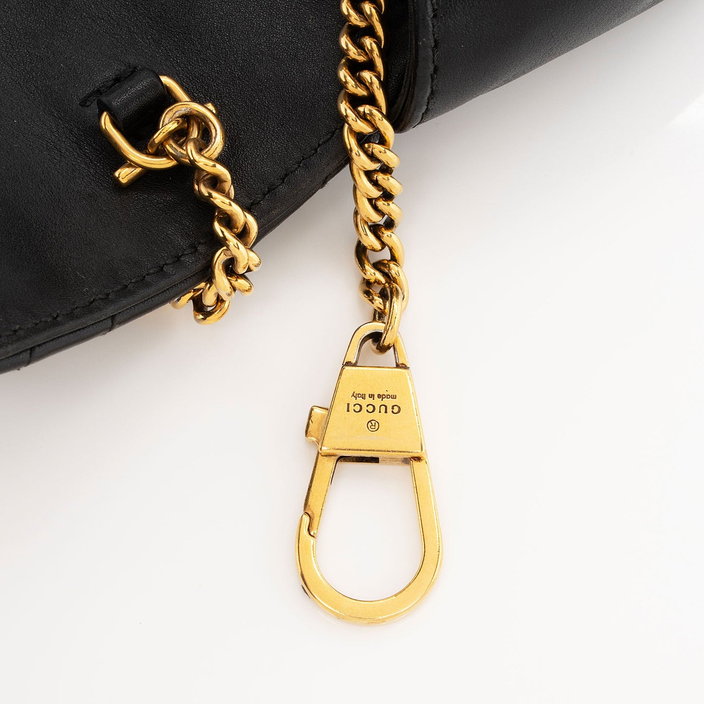 Gucci Matelasse Leather GG Marmont Super Mini Flap Bag (SHF-yBfrwz)
