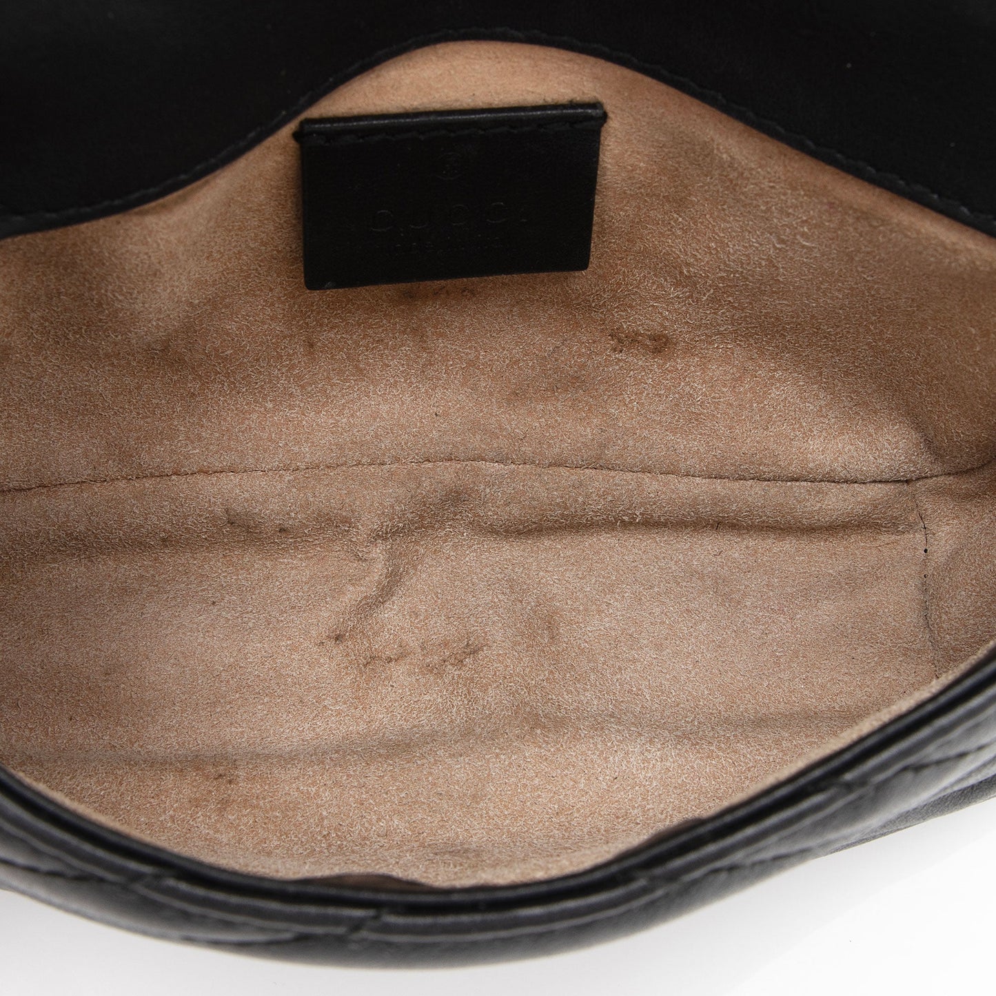 Gucci Matelasse Leather GG Marmont Super Mini Flap Bag (SHF-yBfrwz)