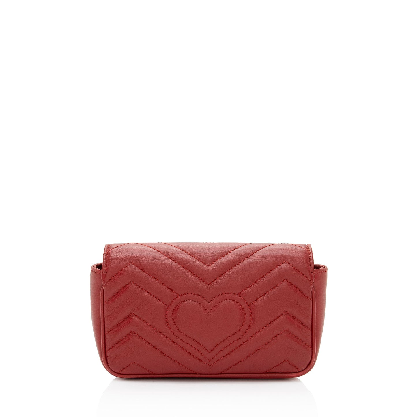 Gucci Matelasse Leather GG Marmont Super Mini Flap Bag (SHF-x8YYoY)