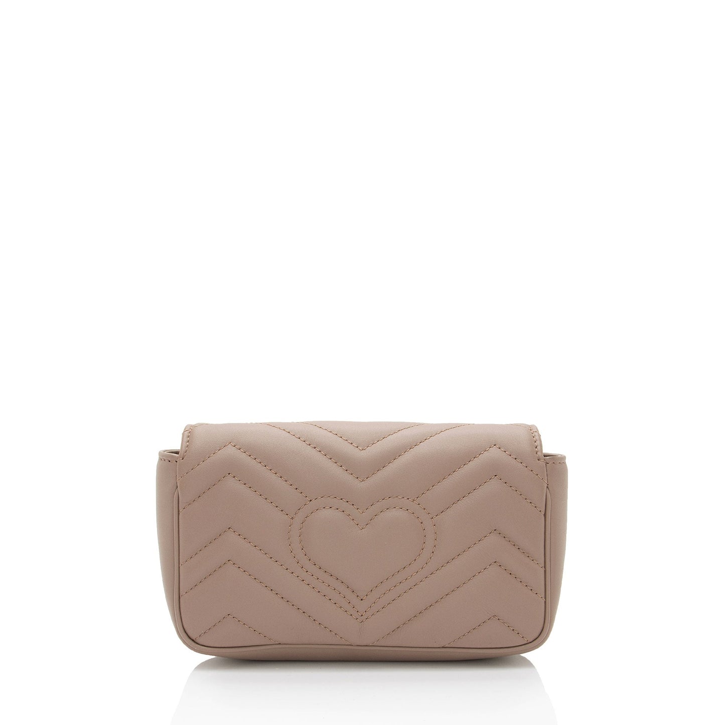 Gucci Matelasse Leather GG Marmont Super Mini Flap Bag
